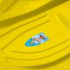 Gyerek hócsúszka popsi szánkó Kagyló Baby Mix PREMIUM KOMFORT 80 cm sárga