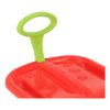 Hócsúszka mozgatható fogantyúval Baby Mix SNOW ARROW 74 cm piros