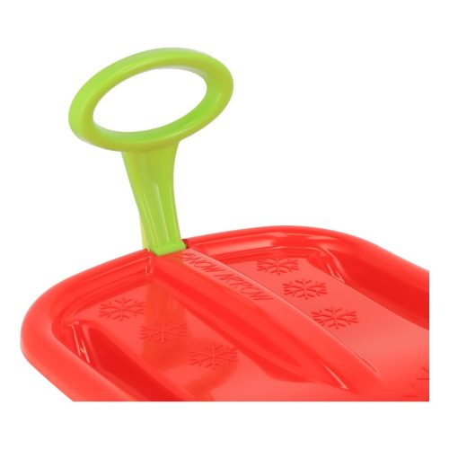Hócsúszka mozgatható fogantyúval Baby Mix SNOW ARROW 74 cm piros