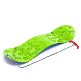 Gyermek hócsúszka Baby Mix SNOWBOARD 72 cm zöld