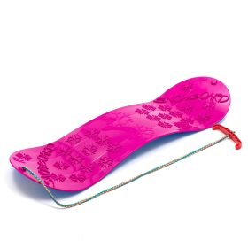 Gyermek hócsúszka Baby Mix SNOWBOARD 72 cm rózsaszín