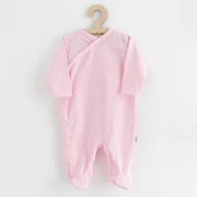   Baba pamut kezeslábas oldalsó bekapcsolássa New Baby Lovely pöttyök