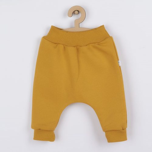 Baba szabadidő nadrág és pulóver Koala Pow mustár