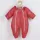 Téli kezeslábas kapucnival és fülekkel New Baby Pumi red raspberry
