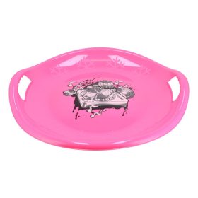   Tányér hócsúszka Baby Mix 60 cm Snowflake MUSIC rózsaszín