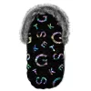 Luxus lábzsák szőrmével Climber New Baby fekete