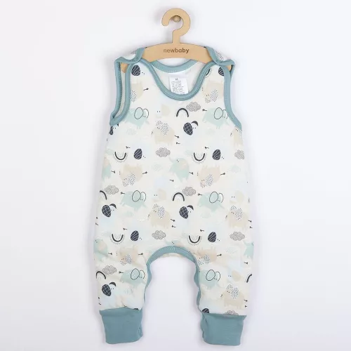 Baba meleg tipegő New Baby Boldog Elefántok zöld