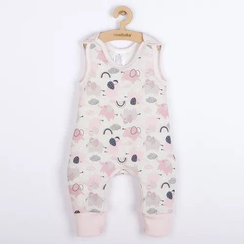 Baba meleg tipegő New Baby Boldog Elefántok rózsaszín
