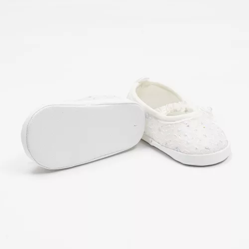 Baba csipke balettcipők New Baby bézs 6-12 h
