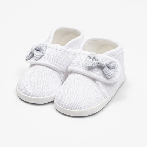 Baba cipők masnival New Baby fehér 3-6 h