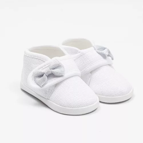 Baba cipők masnival New Baby fehér 3-6 h