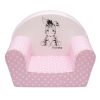 Gyermek fotel New Baby Zebra világos rózsaszín