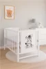 Gyerek kiságy New Baby BEA Zebra fehér