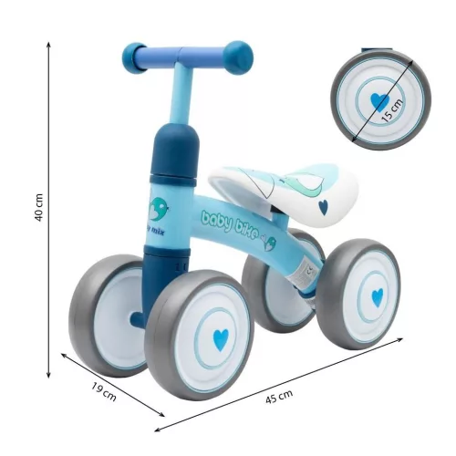 Gyerek futóbicikli Baby Mix Baby Bike Fruit green
