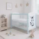 Gyerek kiságy New Baby ELSA Zebra fehér-menta
