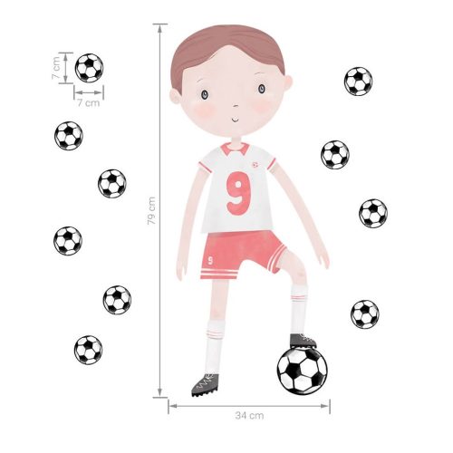 Falmatrica Futballista piros
