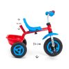 Gyerek háromkerekű bicikli Milly Mally Boby TURBO Cool Red