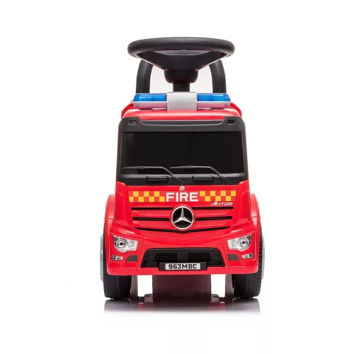 Zenélő bébitaxi Mercedes Milly Mally TŰZOLTÓAUTÓ piros