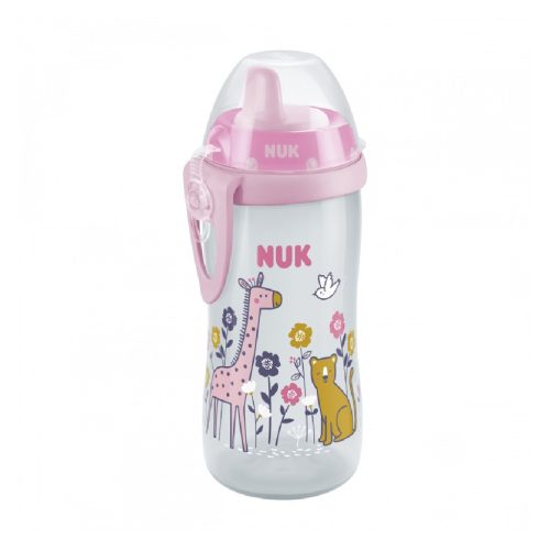 Gyermek sport itatópohár NUK Kiddy Cup 300 ml rózsaszín