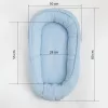 Muszlin babafészek kisbabák számára New Baby fehér