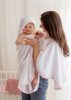 Gyermek kifogó fürdőkesztyűvel és törölközővel Belisima Swaddle fehér