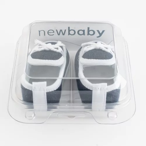 Baba mokaszin New Baby kék 6-12 h