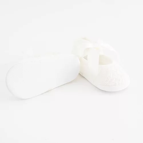 Baba csipke cipő New Baby bézs 6-12 h