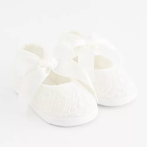 Baba csipke cipő New Baby bézs 12-18 h