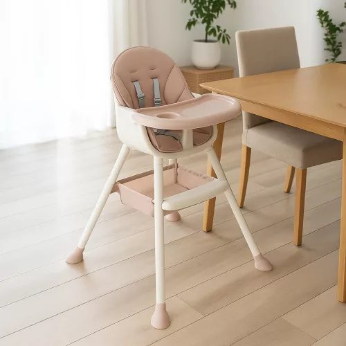 Etetőszék Baby Mix Nora dusty pink