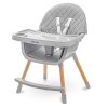 Etetőszék Baby Mix Freja wooden dark grey