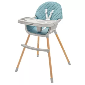 Etetőszék Baby Mix Freja wooden dusty green