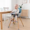 Etetőszék Baby Mix Freja wooden dusty green