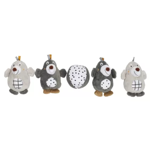 Körhinta a kiságy fölé Baby Mix vakondok szürke