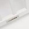Gyerek kiságy New Baby LILLY leengedhető oldalráccsal fehér