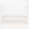 Gyerek kiságy New Baby BASIC leengedhető oldalráccsal fehér