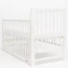 Gyerek kiságy New Baby BASIC leengedhető oldalráccsal fehér