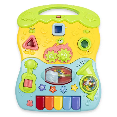Gyermek zenélő fejlesztő járássegítő Baby Mix kék