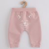 Baba szabadidő nadrág és pulóver New Baby Animals Cat régi rózsaszín színű