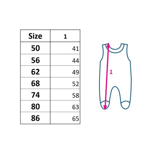 Baba pamut rugdalózó New Baby Polar Bear