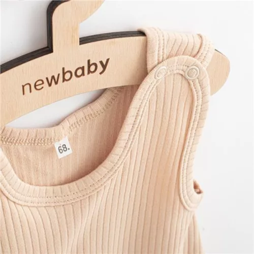 Baba pamut rugdalózó New Baby Practical bézs