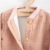 Baba muszlin kabátka New Baby Comfort clothes rózsaszín