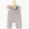 Baba muszlin kantáros nadrág New Baby Comfort clothes szürke