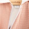 Baba muszlin kezeslábas kapucnival New Baby Comfort clothes rózsaszín