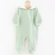Baba muszlin kezeslábas kapucnival New Baby Comfort clothes zsálya színű