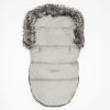 Téli lábzsák New Baby Lux Fleece szürke