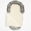Téli lábzsák New Baby Lux Wool szürke