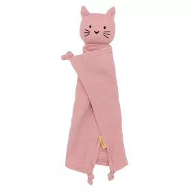 Muszlin szundikendő New Baby Cat pink