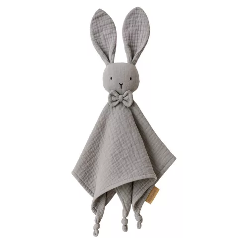 Muszlin szundikendő New Baby Rabbit grey