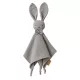 Muszlin szundikendő New Baby Rabbit grey