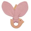 Baba rágóka madárral New Baby Bird pink
